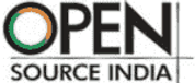 Logo of and hyperlink to Open Source India.